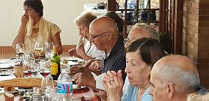 HOMMAGE A N.D. DE SANTA CRUZ A DALIAS DU 7 AU 10 JUIN 2019 (728) REPAS CHEZ ANGE AVANT LE DEPART 